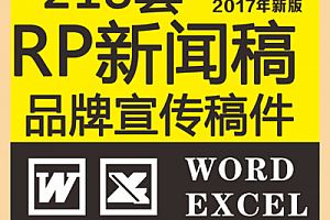 企业品牌公共形象关系管理模版资料 RP新闻稿品牌宣传稿资料大全