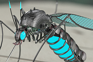 H 蚊子杀手机器人 3D模型建模机械图纸资料 mosquito-killer-robot-created-in-partsolutions
