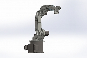 H 工业机械臂 库卡1012机械建模三维模型资料发邮箱 kuka-1012-arm-robot