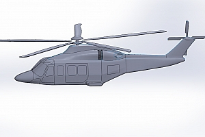 意大利AW139直升机三维建模 三维模型  agusta-westland-aw139