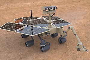F 火星车 火星探测器 三维建模mars-rover-concept