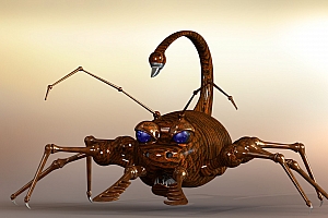 蜘蛛整体模型玩具mister-crawley