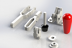 B 夹具 机械设计图纸资料 3D模型 202-u-vertical-hold-down-toggle-clamp-1
