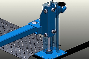 汽车维修升降托架double-column-car-lift