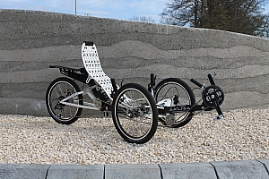 E 全地形斜躺式三轮自行车stp格式三维建模车辆设计 资料发邮箱 aazzaa free trike project