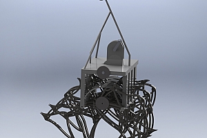 E 单人机械行走自行车 车辆模型 机械设计资料 uni-bike-walker