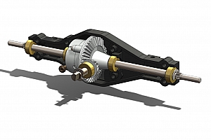 田宫卡车 差动齿轮 tamiya-king-hauler-rear-differential