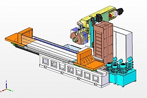 C 平面磨床 非标自动化设备 机械设计资料 3D模型grinding-machine-flat