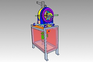 C 焊接钢管金属管夹具总装 非标自动化设备 机械设计资料 3D模型welding-hose-core-machine