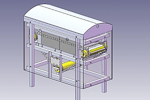 C 包装食品生产线机器流水线 非标自动化设备 机械设计图纸3D模packaged-food-assembly-line-machine
