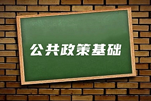 经济类>公共政策基础试卷