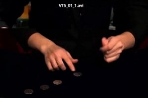 硬币表演稀有手法