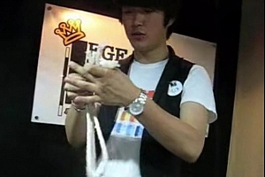 剪绳复原表演术