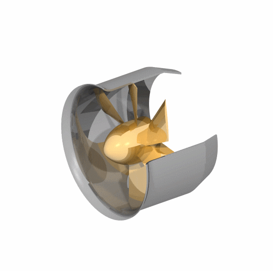 F 涵道风扇三维建模 立体数字模型 资料发邮箱 duct fan