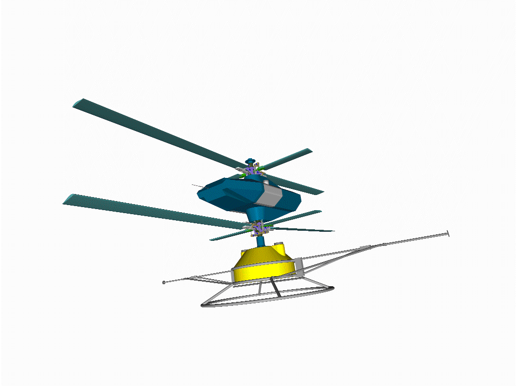 共轴反桨直升机 遥控飞机 模型直升机 DIY 机械设计参考资料opposite-coaxial-uav-rotor